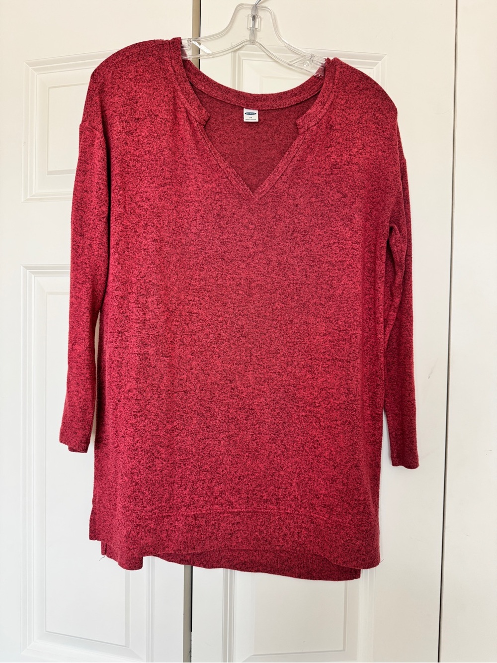 Old Navy Black Women's V-Neck Long Sleeve Tunic Top Size XS